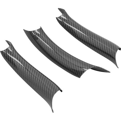 3 pièces habillage poignée de porte intérieur voiture style fibre de carbone remplacement pour BMW X5 X6 F15 F16 F85 F86 2014-2019 (1/5)