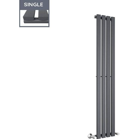 NRG 1600 x 270mm Vertical Designer Radiator Single Rectangular Panel Modern Central Heating Anthracite (1/5)