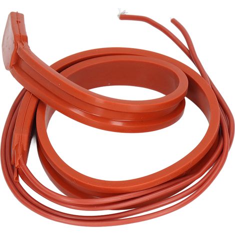 Bande chauffante en silicone étanche flexible antidégivrante autoréglante 220V 15x500mm 35W (1/5)