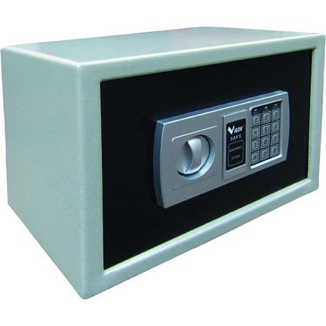 Vigor 2716215 Hotel Safe Electronic Big Cassaforte da Appoggio Tastiera Digitale 12 Tasti Apertura Motorizzata 35x25x25 cm (1/3)