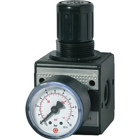 Riegler Druckregler durchg. Druckvers. »multifix « BG 1, G 1/4, 0,5-10 bar (1/4)