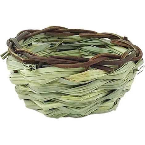 Nid rond pour oiseaux, cage d'intérieur/extérieure ronde pour pinsons, moineaux et mésanges