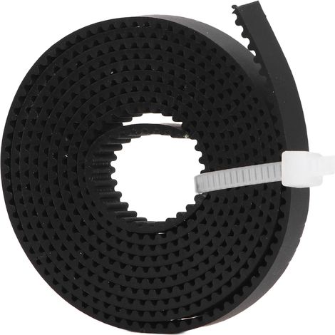 Offener 3D-Zahnriemen aus stabilem, leisem und verschleißfestem, flexiblem Gummi für Ender 3 Drucker, 10 m (33 ft), 10 mm (0,39 in) breit (1/5)