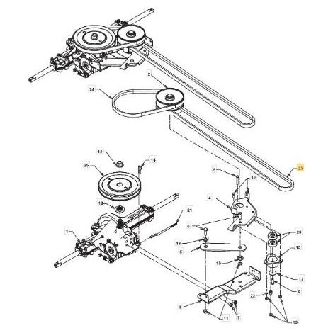 CINGHIA (754-04001A) ORIGINALE STIGA - 120001252/0