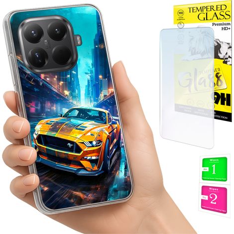 Schutzhülle für Xiaomi 15T Pro: Rückseite mit Fotoschutz + 9H-Glas (1/5)