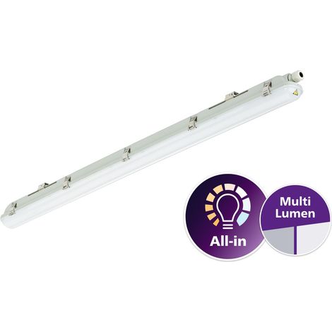 Philips Ledinaire WT065C Luminaria estanca, 42W/23W, 2900lm/4800lm, IP65, IK08, 50021199