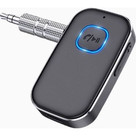 Émetteur Bluetooth - Récepteur Bluetooth pour voiture - Entrée auxiliaire 3,5 mm portable - Récepteur audio sans fil pour chaîne hi-fi/casque filaire