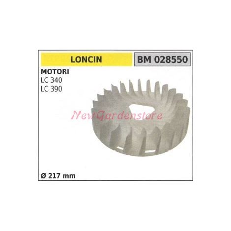 Magnetischer Lüfter LONCIN Motor LC 340 390 Ø 217mm 028550