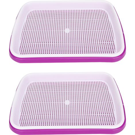 de 2 plateaux de germination hydroponiques à double couche (1/4)
