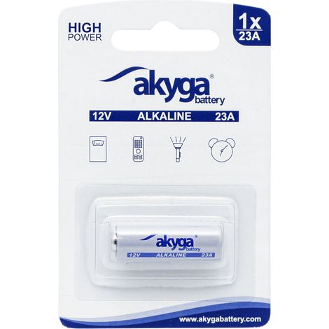Batería alcalina 23A Akyga AKY2101 12V / 48mAh 1 unidad