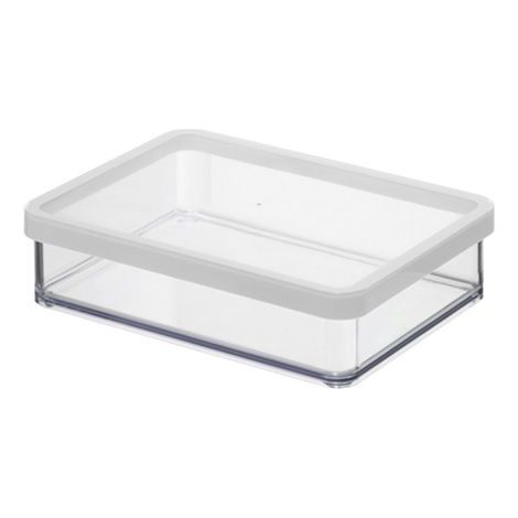 CONTENITORE DA CUCINA PREMIUM LARGO PIATTO 1,0LT LOFT BIANCO