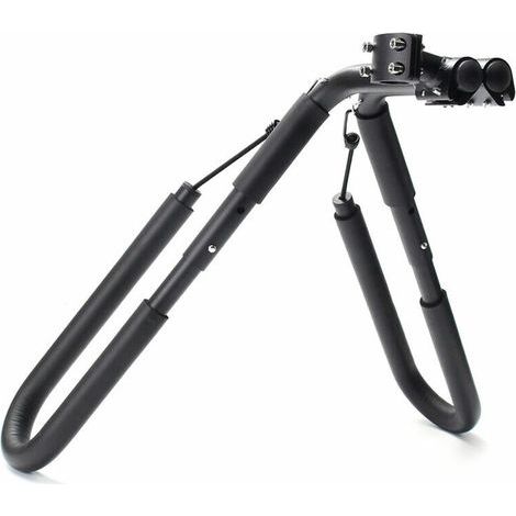 CCYKXA Surfboard Bike Rack Bicycle Carrier New Side Mount Kiteboard Rack, Model: Black (1/4)