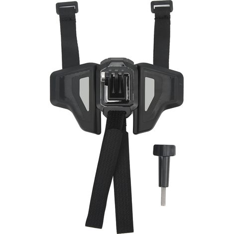 Support de Caméra Sport TELESIN pour Casque Moto - Accessoire Fixation Mentonnière pour Cyclisme et Prise de Vue (1/5)