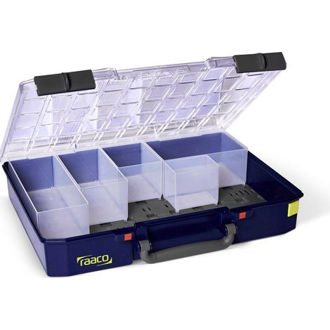 raaco CL LMS 80 5x10-0/DLU Coffret de rangement (l x H x P) 413 x 83 x 330 mm Contenu 1 pc(s) Q746322 (1/5)