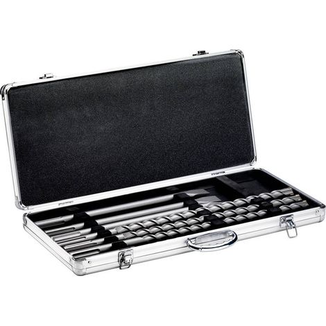 Set punte/scalpelli Sds-Max SP, 7 pezzi in valigetta di alluminio Metabo (1/3)