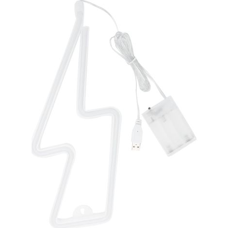 Mini guirlande lumineuse LED néon USB/pile lampe décorative pour maison fête bar dortoir décoration (1/5)