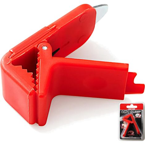 Dekton 3 in 1 2pc Clamp Can Opener Magnetic Paint Brush Holder Cleaner Gadget