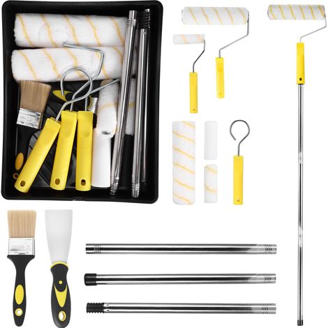 Ensemble de rouleaux de peinture de 22,9 cm avec manche d'extension et (1/5)