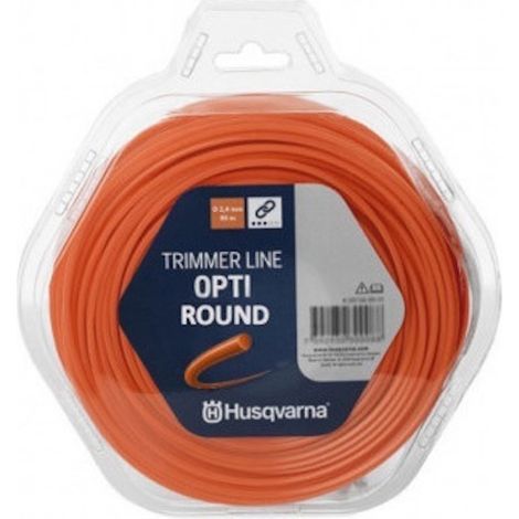 Husqvarna Opti Round 597668820 - Filo decespugliatore 2,4 mm x 15 m Arancione (1/4)