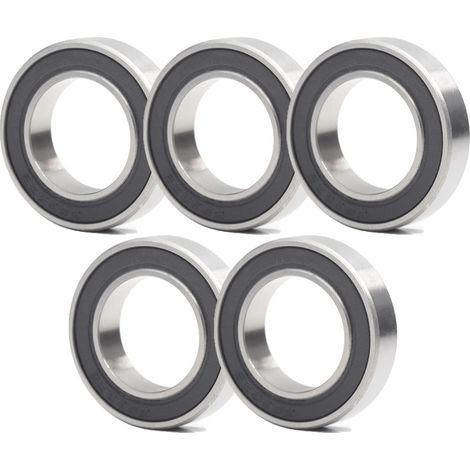 18307RS Lot de 5 roulements à billes 18307 mm pour essieu de vélo 18307-LBLU 18307 MR18307 pour moyeux (1/5)