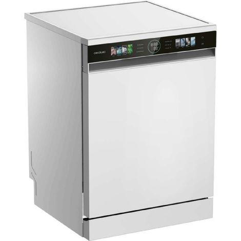Cecotec Lavavajillas Compacto de 60cm Bolero Aguazero 6320 D, 1900W, 15 Cubiertos, 8 Programas, Pantalla FullColor XXL (1/5)