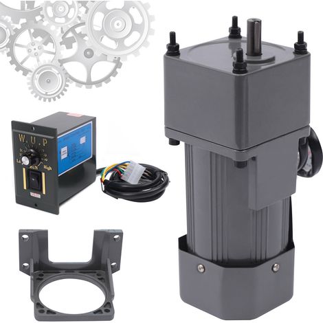 67RPM Gear Motor mit Halterung Drehzahlregler Elektromotor Getriebemotor 20K