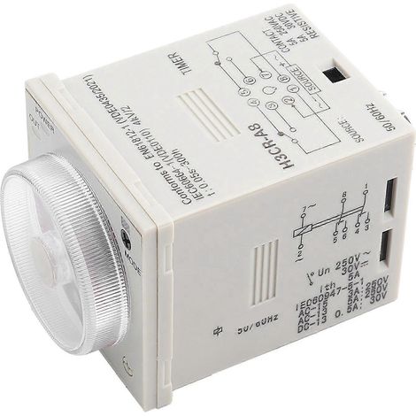 H3CRA8 Verzögerungsrelais 1.2S300H Drehknopf-Zeitrelais 8-polig AC220V