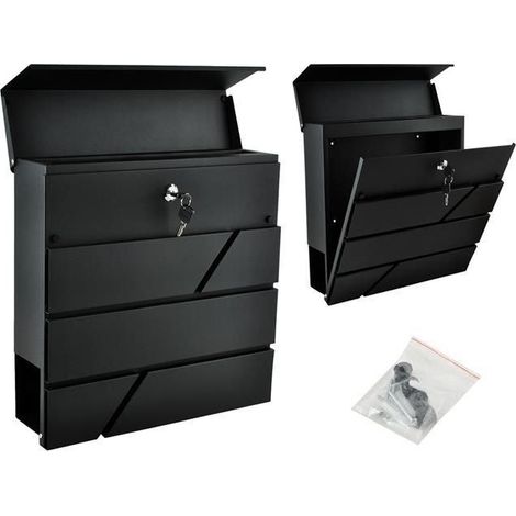 Northix Buzón S6238 Anthracita resistente