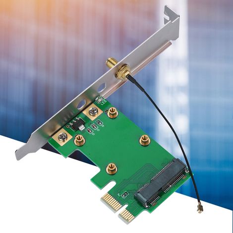 Carte d'extension réseau PCI-E externe avec adaptateur Mini PCI-E pour Wi-Fi et Ethernet (1/5)