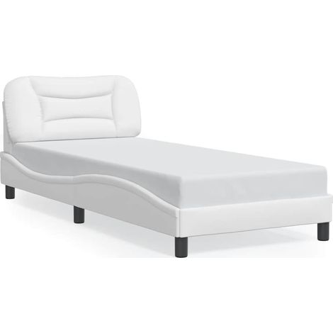 Maison Exclusive - Giroletto senza Materasso Hvar Bianco 80x200 cm in Similpelle (1/5)