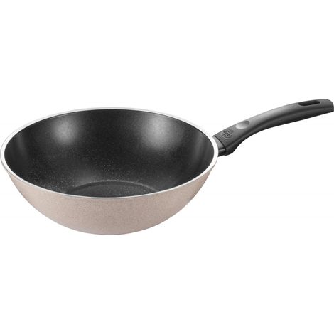 Wok Ballarini Ledro Beige 28 cm Antiadesivo