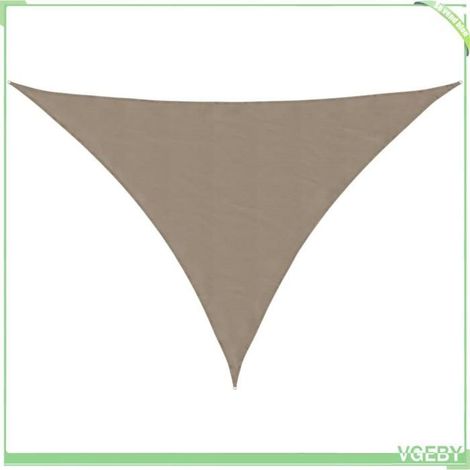 Voile de parasol - FAFEICY - 135459 - triangulaire 4x5x6,4 m - tissu Oxford enduit PU - Résistance à l'eau & Protection UV (1/5)