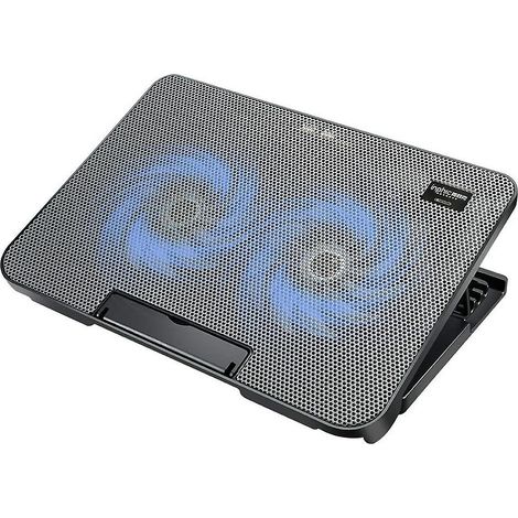 Tragbarer Laptopkühler, extrem leiser Dual-Lüfter-Laptopkühler, 4 einstellbare Geschwindigkeiten