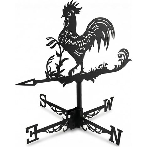 Retro Metal Weathervane Garden Roof Yard Decoration (1/5)