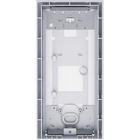 Busch-Jaeger Caja de montaje en superficie, 1/3, gris (41383S-H-03), 2TMA130160H0043