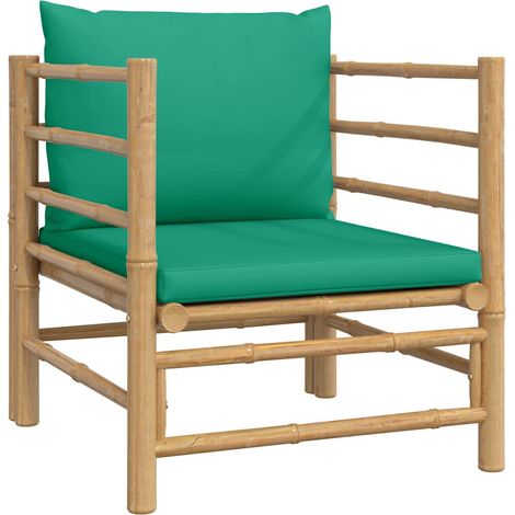 Canapé de jardin,Canapé d'extérieur,Sofa de jardin avec coussins vert bambou CFW484771 (1/5)