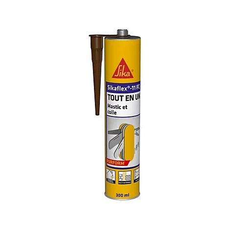 Sikaflex 11FC+ marrone, cartuccia da 380 g.