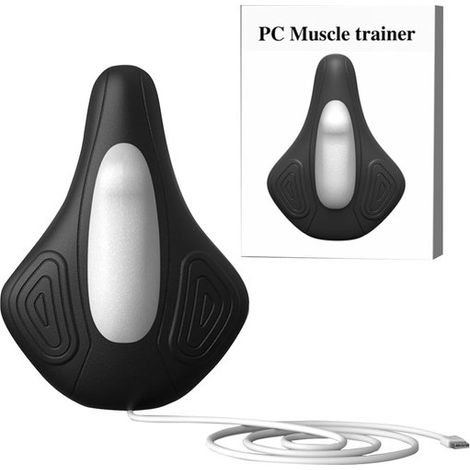 Entrenador progresivo del suelo pélvico con modos tradicionales: dispositivo de entrenamiento portátil y preciso (negro). (1/5)