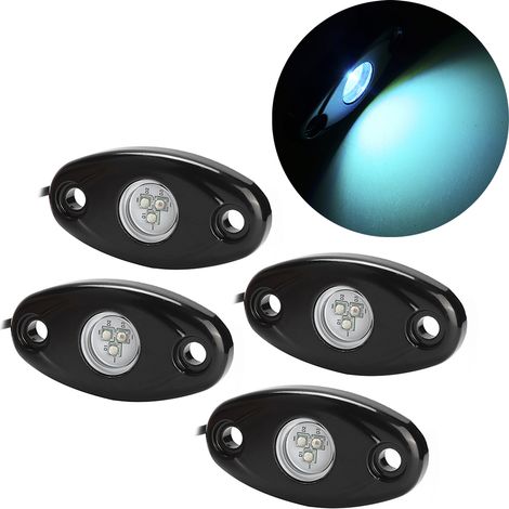 12V DC RGB LED Bluetooth Universal Wasserdichter Unterbodenbeleuchtungssatz für 4x4 Geländewagen, Smartphone-Steuerung (iOS/Android), 4-teilig, Modell A (1/5)