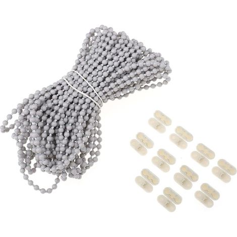 Bardusch - Cordon De Perles pour Store Enrouleur Corde De Perles pour Rideau Fixation De Chaîne pour Store Mètres Coupe Utilisation Multiple (1/4)