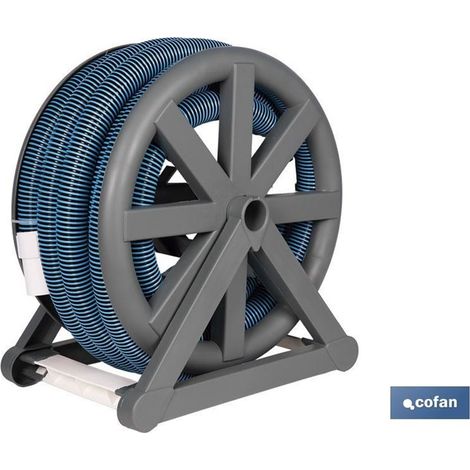 Avvolgitubo per piscine 48x32x52cm con tubo Ø38mm x 13m