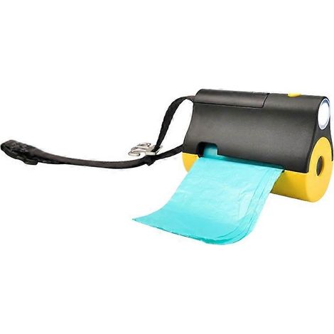 Distributeur de sacs à déjections canines pour laisse avec organisateur de sacs poubelles légers (1/5)