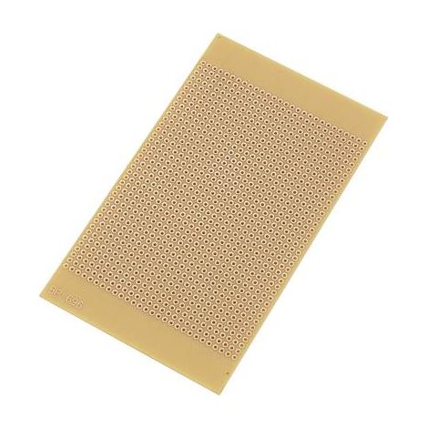 TRU COMPONENTS SU527696 Platine d'expérimentation Bakélite (L x l) 12.5 cm x 7.3 cm 35 µm Pas 2.54 m (1/3)