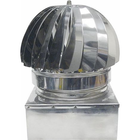 Testa Radiante per Camini con Base Quadra 42X42 cm Inox430