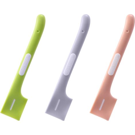 Lot de 3 Cuillères en Silicone pour Nourriture pour Animaux,Cuillères de Lait en Conserve pour Chat et Chiens,Cuillères Pratiques à Long Manche en Rose,Utensiles Alimentaires Pour Animaux de Compagnie (1/5)
