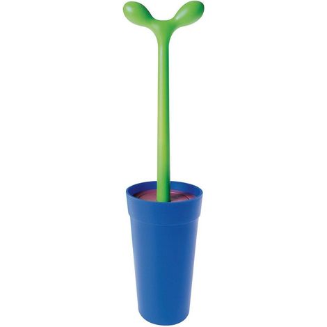 Alessi Merdolino Spazzola WC Blu 48 cm Design Originale