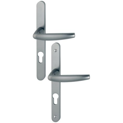 Atlanta HOPPE Set di porte a piastra stretta - aspetto acciaio inox F9 - Chiave i - 1530/300LMSGL - entr.70 - ép.68/77 - 3303381