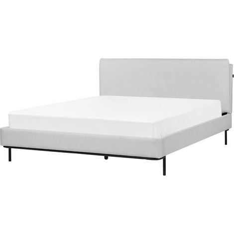 Bed Fabric CORIO 160 x 200 cm (EU King Size) Light Grey