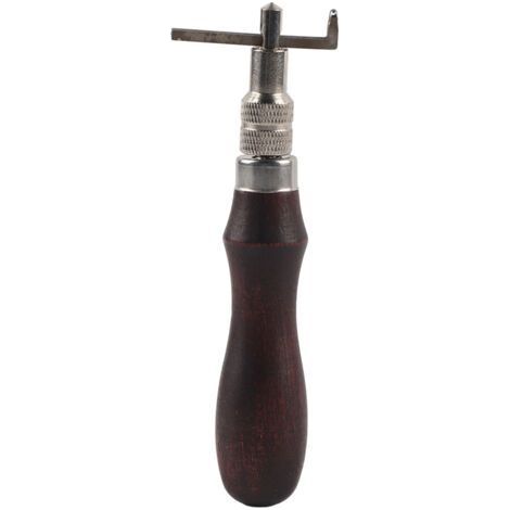 Comfortable Grip Leather Groover, Durable Use, Adjustable Lightweight Craft for Wallet, Sewing, Belt, Handbag (1/4)
