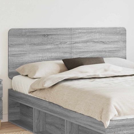 vidaXL Cabecero Sonoma gris Madera de ingeniería (1/5)